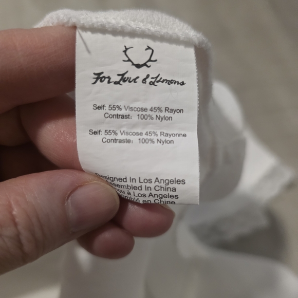 For Love And Lemons White Lace Blouse - Picture 15 of 15